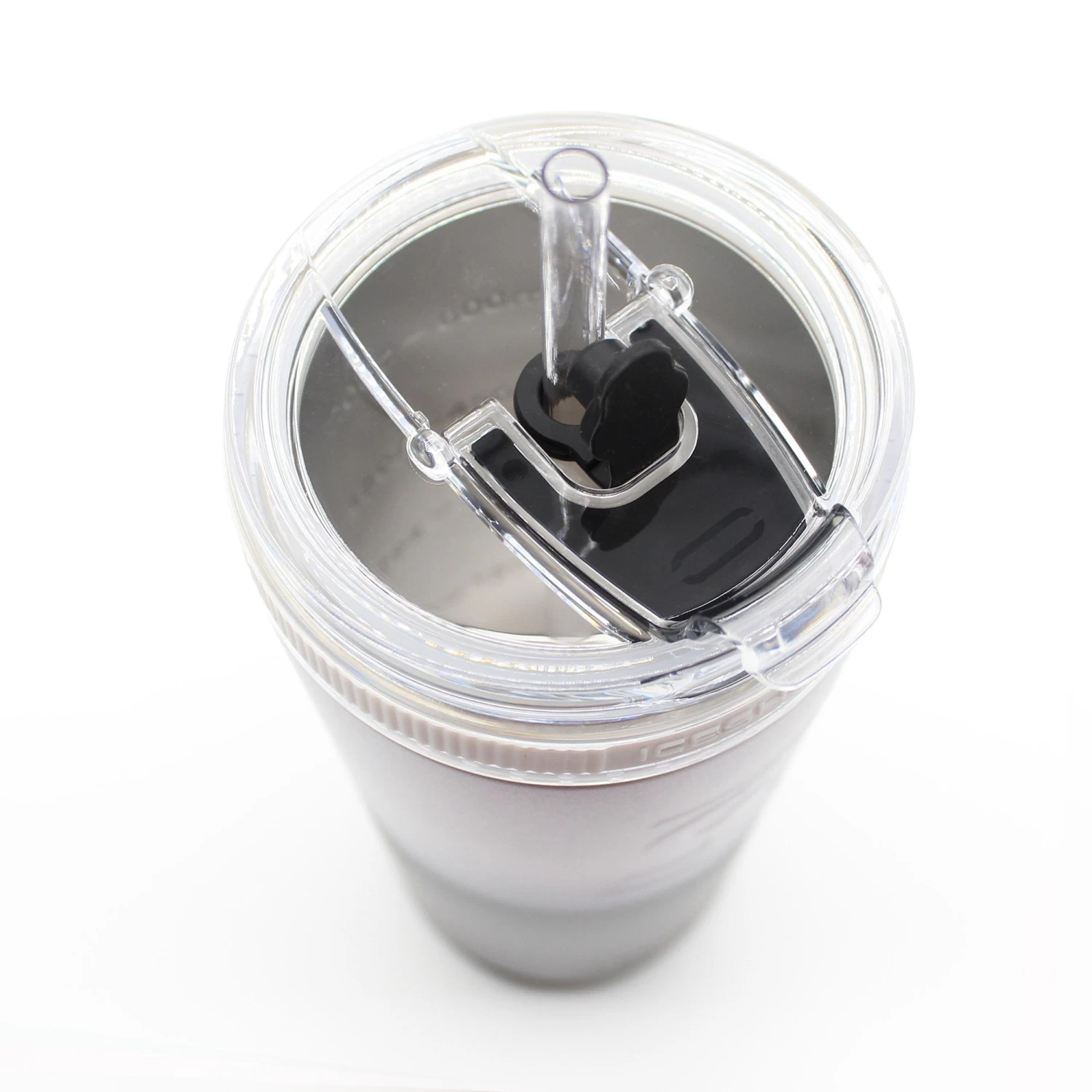 26oz Flex Bottle - Black White Ombre - Image 5