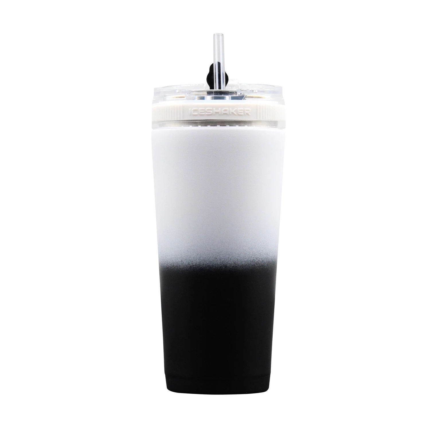26oz Flex Bottle - Black White Ombre - Image 2