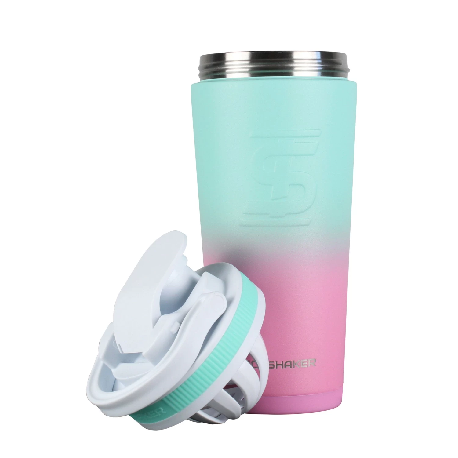 26oz Ice Shaker - Pink Mint Ombre - Image 4
