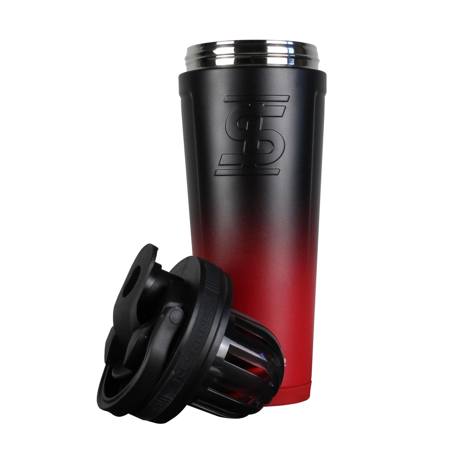 36oz Ice Shaker - Red Black Ombre - Image 4