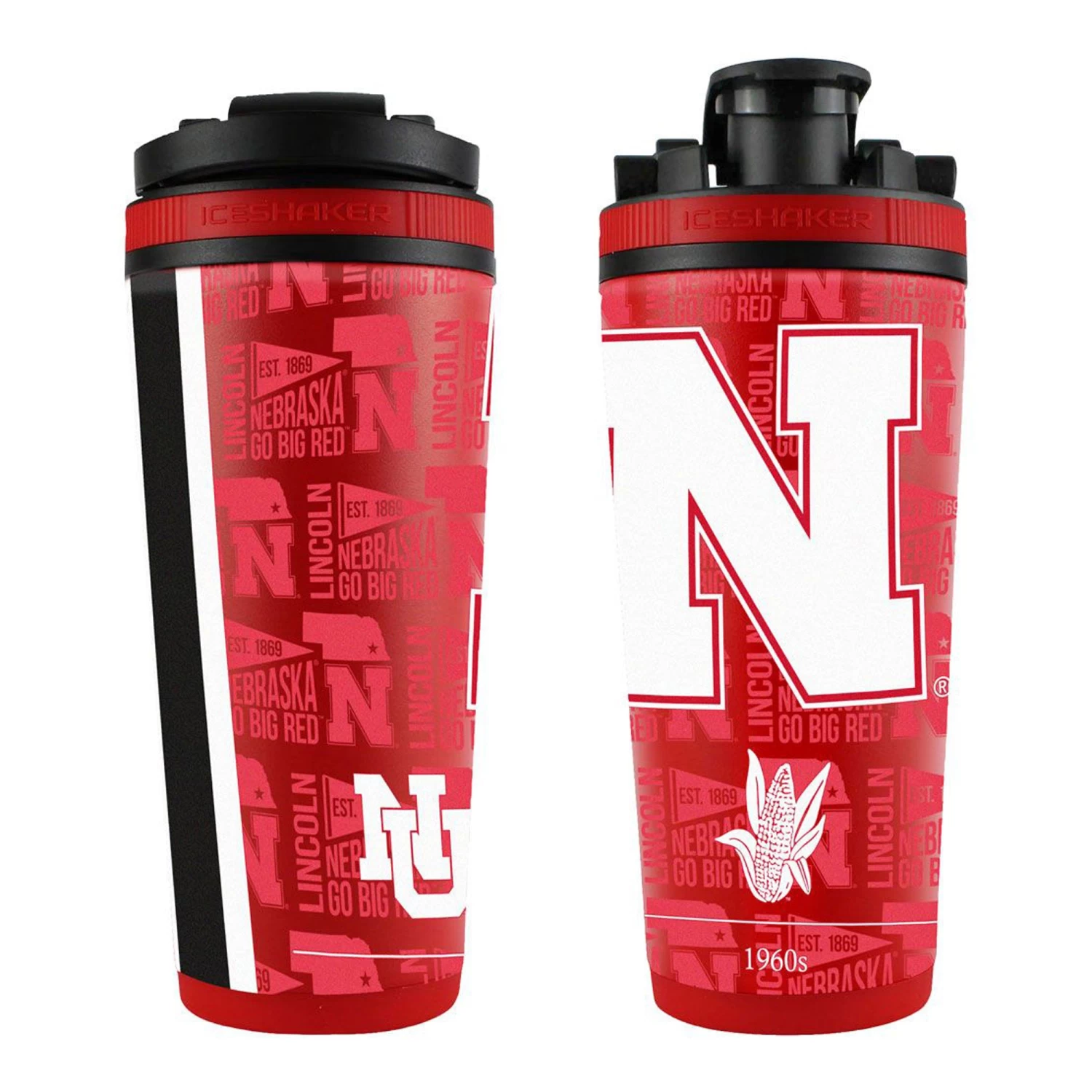 Officially Licensed University Of Nebraska 26oz Ice Shaker