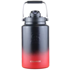 One Gallon Jug - Red Black Ombre