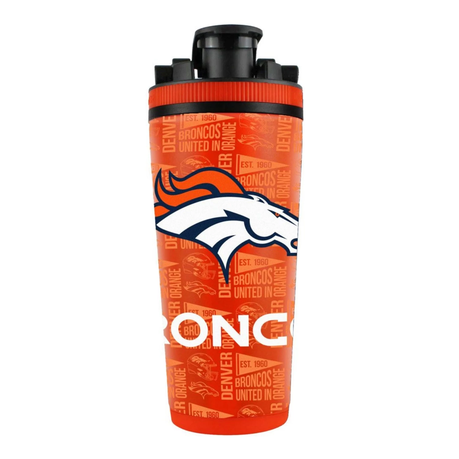 Officially Licensed Denver Broncos 4D Ice Shaker - Image 2