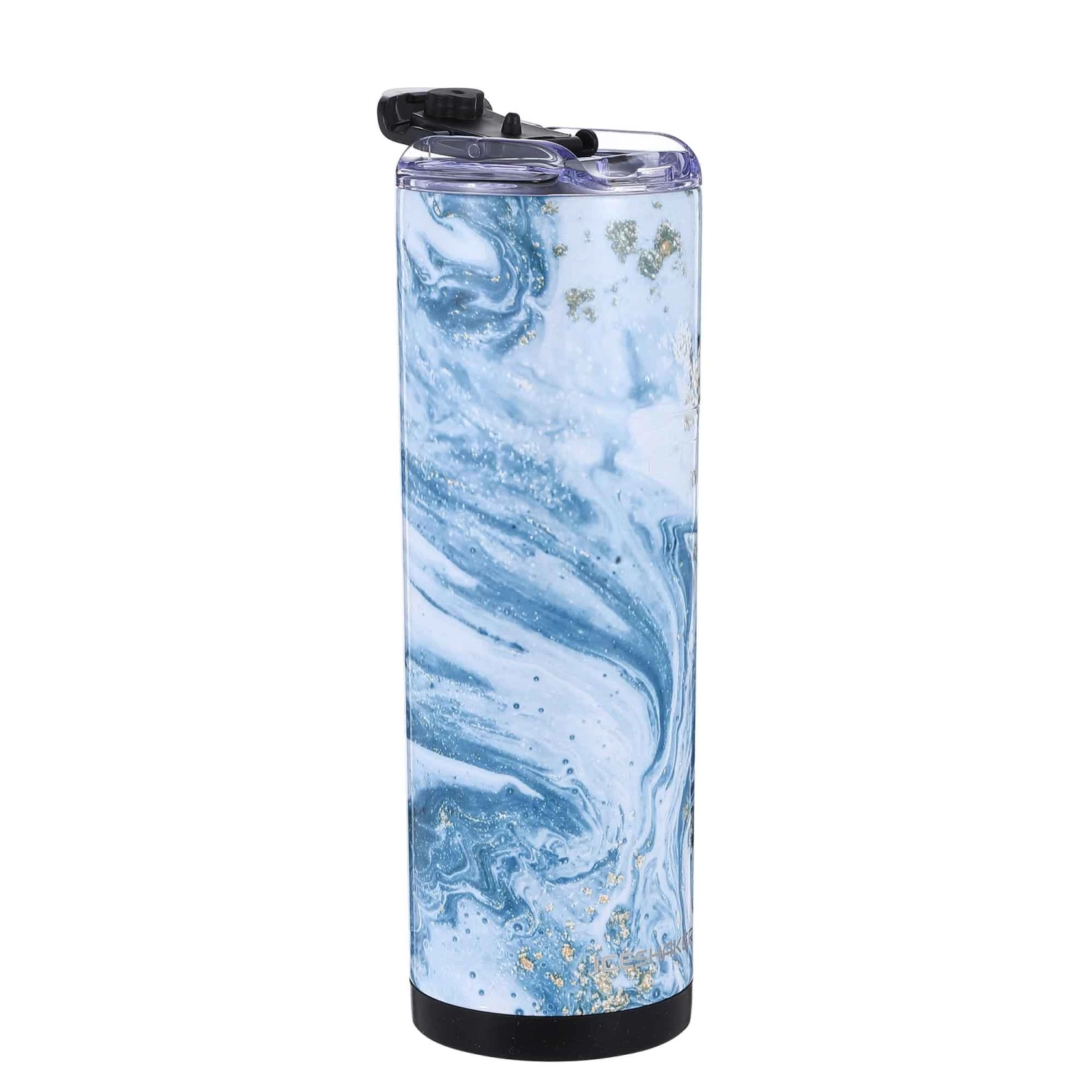 20oz Skinny Tumbler - Blue Marble - Image 2